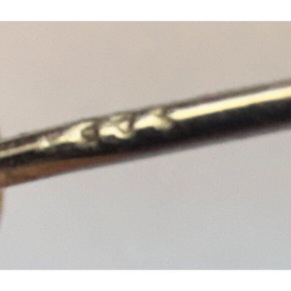 Estate Yellow & White Cubic Zirconia Drop Dangle Earrings 925 Silver 6.40g - Picture 9 of 11